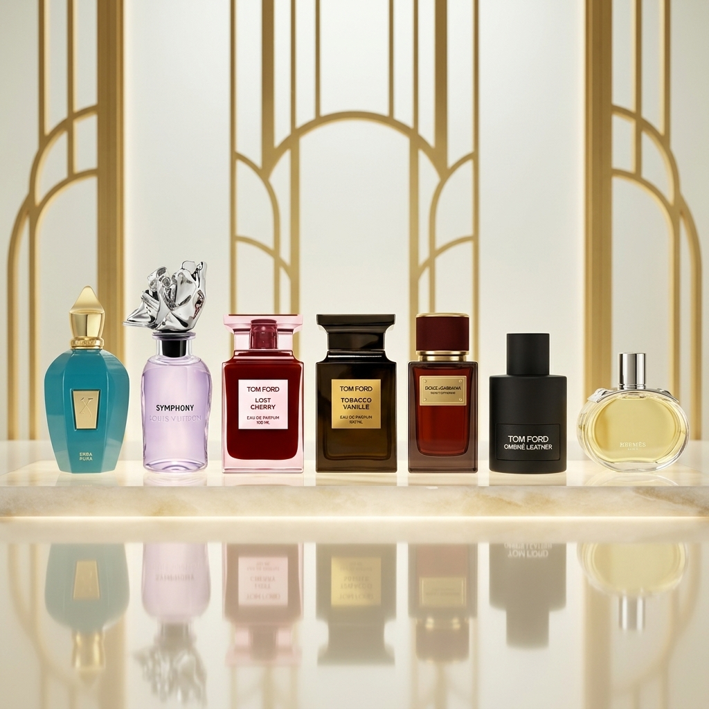 Sete fragrâncias premium da nova linha Hinode